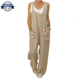 Salopette Vintage Ample Lin Rust