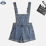 Salopette Short<br> Jean Bleu Electra