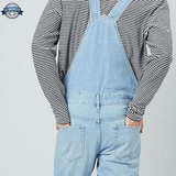 Salopette Bavette Bleu Clair Ripped