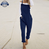 Salopette Bleue Marine Femme