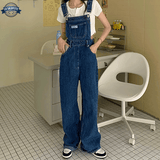 Salopette Bleue Taille Haute