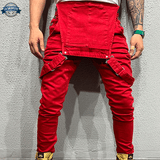 Salopette Jean Rouge La Salopette LA SALOPETTE