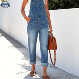 Salopette Jean Délavé avec Ourlet