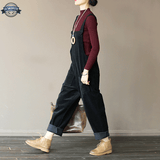 Salopette Noire en Velours