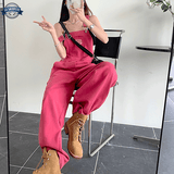 Salopette Pink avec Bretelle