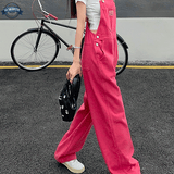 Salopette Pink Patte d'Éléphant