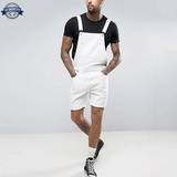 Salopette Short Blanche Homme