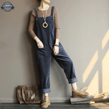 Salopette Taupe Velours Femme