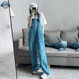 Salopette Velours Bleu