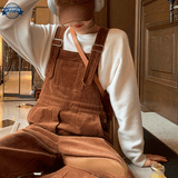 Salopette Velours Marron