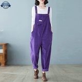 Salopette Velours Prune